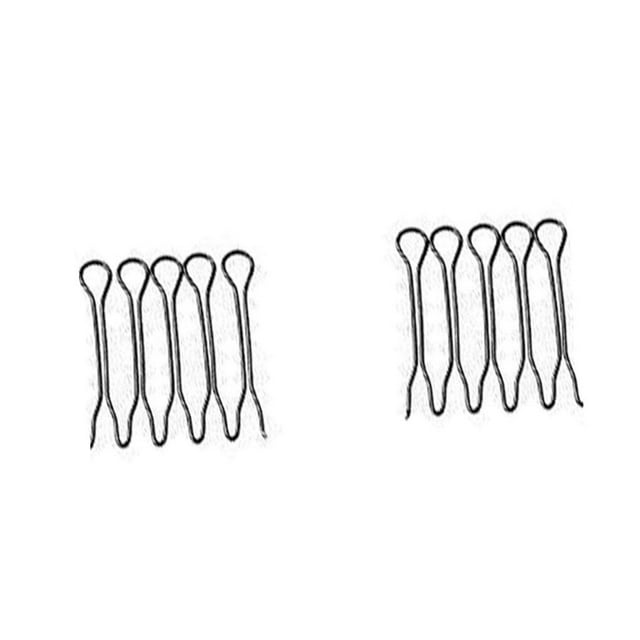 Forme de U Fixateur de Finition de Cheveux Structure Simple Peigne à Cheveux Broches Bobby Mini Bangs Titulaire Outil de Style Femmes et Filles Coiffure Accessoires de Cheveux Type 2