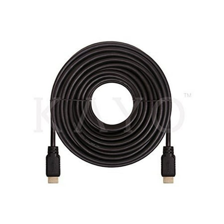 HDMI Cable KAYO High Speed HDMI1.4/2.0 Super HD 4K 2160p Cable w/Signal Booster+Bonus CABLE TIE+USB Charger Supports-4K 2160p/1080p HD 3D Ethernet & Audio Return PS3/PS4 Xbox360 (75FT -1PK)