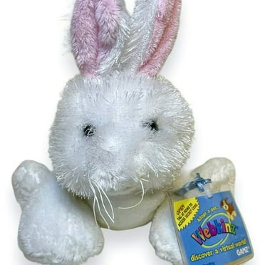 Ganz Webkinz Cotton Candy Bunny Virtual Pet Plush & Stuffed Toy Rabbit ...