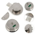 thumbnail image 1 of PENIKOKO 1Jgo Cerradura Para Puerta En Zinc Con Indicador De Uso Fácil Instalación Plateada, 1 of 6