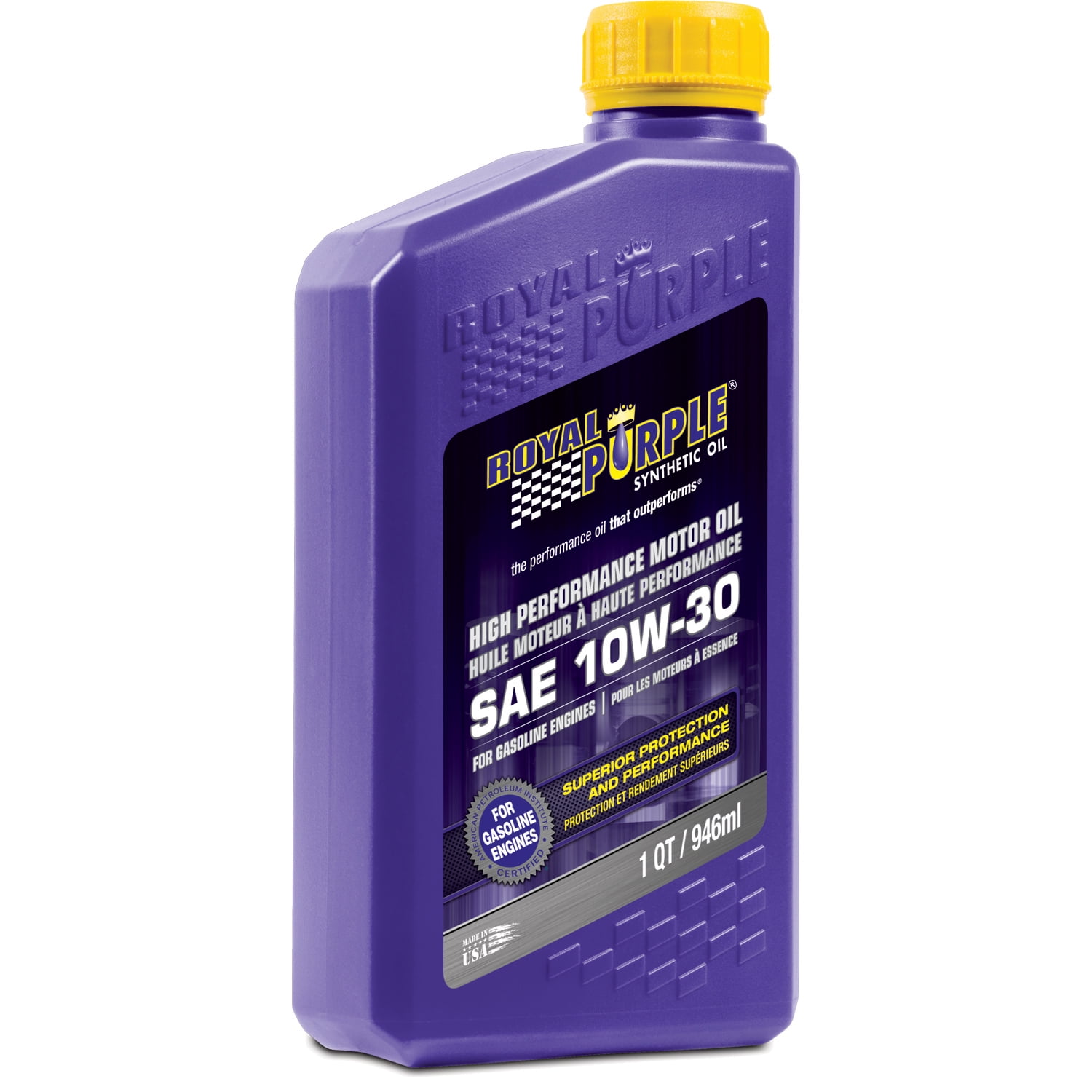 Royal Purple 01314 Oil MaxCycle (R) SAE 10W30; Synthetic; 1 Quart Bottle; Single; Motorcycle
