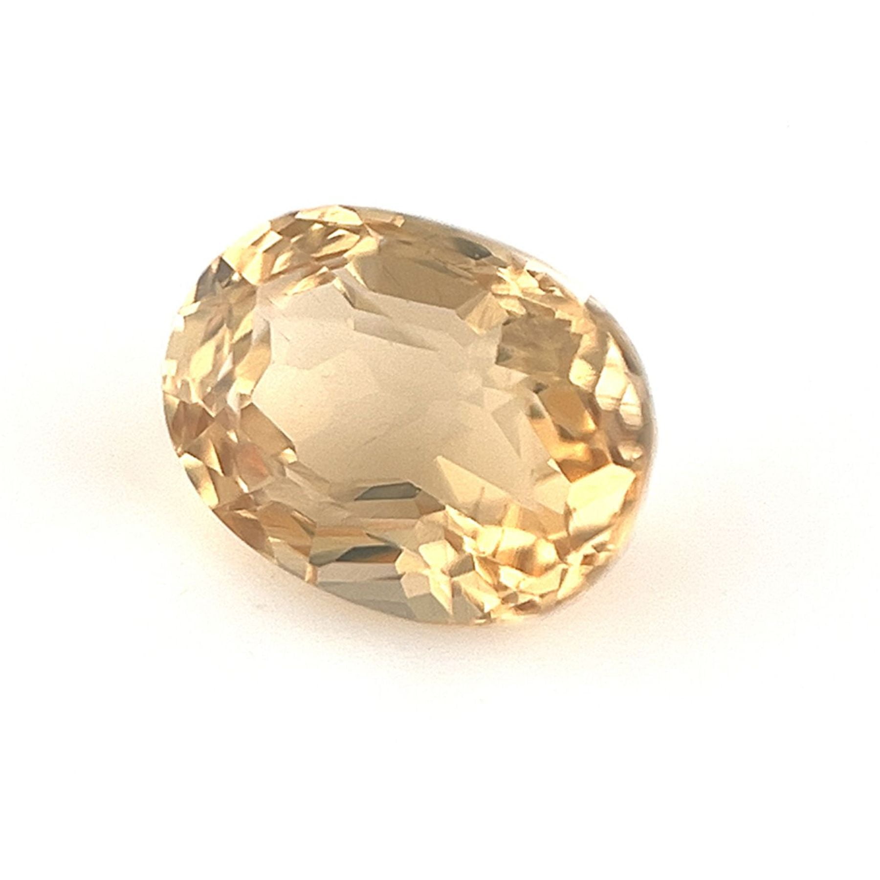 Certified Real 1.5 Carat Yellow Beryl Oval Shape Mixed Cut 8x6 mm Loose Gemstone