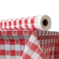 thumbnail image 2 of Atlantis Plastics Plastic Table Cover 40" x 300 ft Roll Red Gingham 2TCR300GIN, 2 of 2