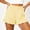 Green women casual plaid shorts a1, variant on Womens Casual Flowy Plaid Shorts Elastic Waist Loose Summer Beach Vacation Shorts with Pockets Lightweight Travel Trousers, Brown L