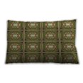 thumbnail image 1 of Ahgly Company Patterned Indoor Rectangular Dark Golden Rod Brown Lumbar Throw Pillow, 13 inch by 19 inch, 1 of 5