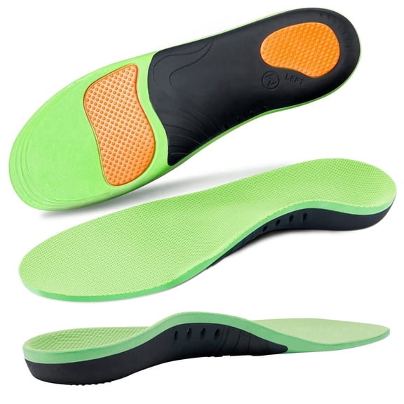 YMWVH Heavy Duty Support Insole, Arch Support Orthotics for Flat Feet, Men Women Universal Size M, Cushioning & Durable for Standing All Day