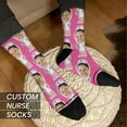 thumbnail image 2 of Personalized Nurse Socks with Faces, 2 of 5