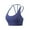 Blue, variant on CFLVAEK Women Cami Bra with Slit Strappy Moisture Wicking Gym Sports Bras Stretch High Support Backless Bra Wireless Medium Impact Yoga Bralettes