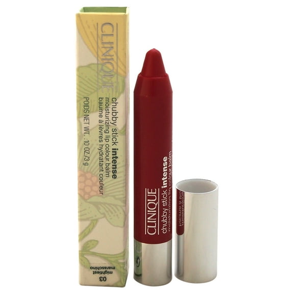 Chubby Stick Intense Moisturizing Lip Colour Balm - 03 Mightiest Maraschino by Clinique for Women - 0.1 oz Lipstick