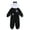 Black, jack skellington, variant on Disney Nightmare Before Christmas Jack Skellington Cozy Sherpa Zip Up Cosplay Coverall Newborn to Infant