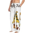 thumbnail image 6 of Sigee Happy Fall print Men's Pajama Pants Lounge Sleep Bottoms with Elastic Waistband and Pockets-Medium, 6 of 6