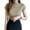 Kahaki, variant on Women's Solid Half Turtleneck Fashion Slim Knitted Short Sleeve T-Shirt