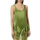 thumbnail image 1 of Vestido holgado de malla para mujer: cuello redondo, sin mangas, diseño hueco, para casa/exterior, verano, 1 of 4