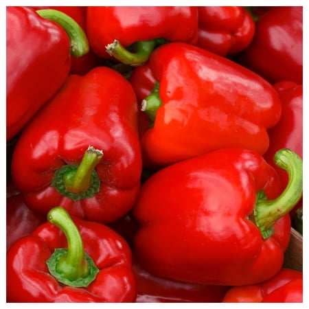 Everwilde Farms - 1/4 lb Big Red Sweet Pepper Seeds - Gold Vault Bulk Seed Packet