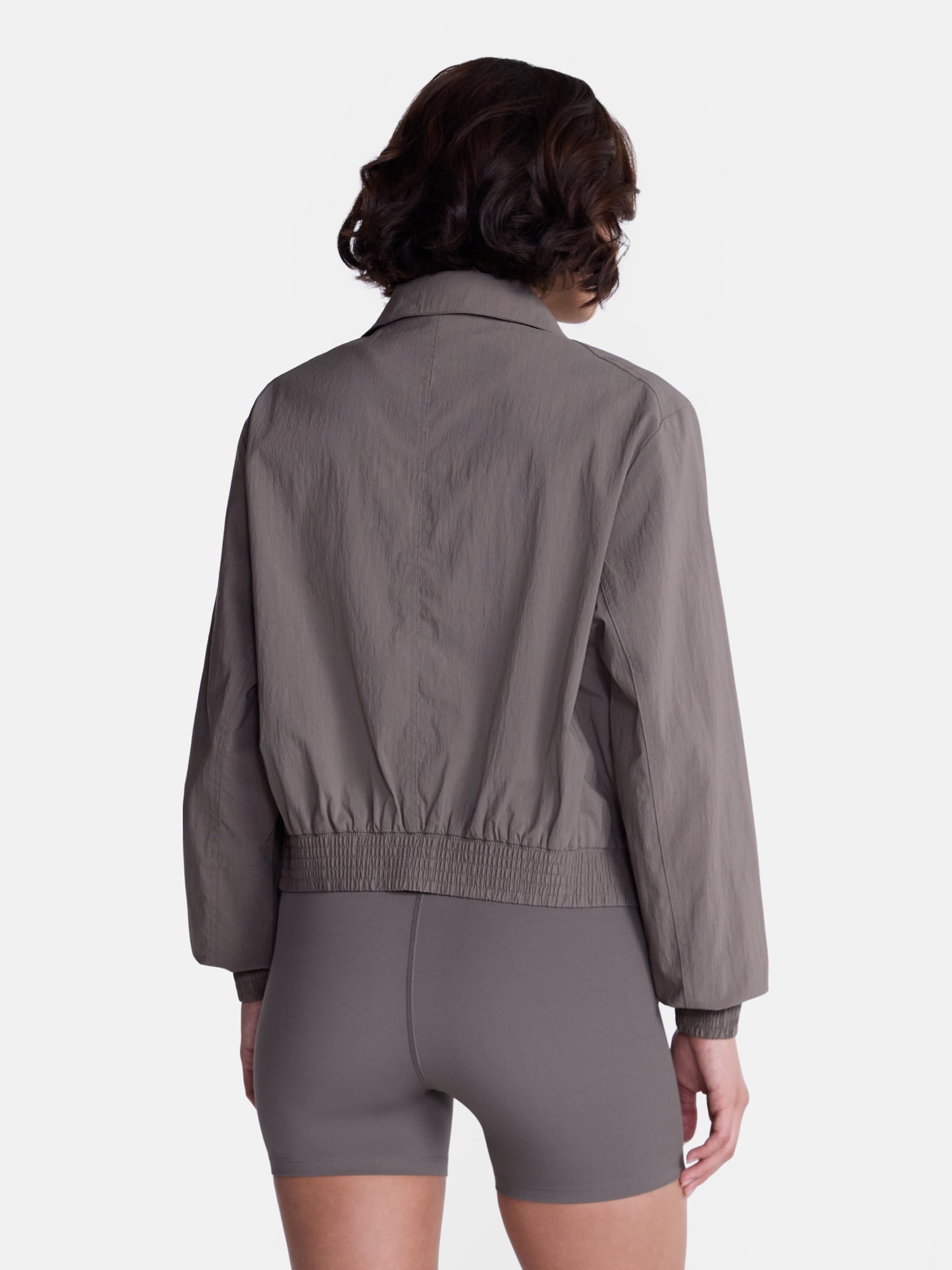 Avia Women's Funnel Neck Jacket with Long Sleeves, Sizes XS-XXXL