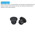 thumbnail image 4 of Uxcell Silicone Snap in Locking Hole Plugs For Kitchen Bulkheads Waterproof Sealing Plugs Black 5.5mm 30, 4 of 7