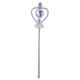 thumbnail image 3 of Juego de corona y varita de princesa, accesorios de princesa con purpurina para niñas pequeñas, 3 of 10