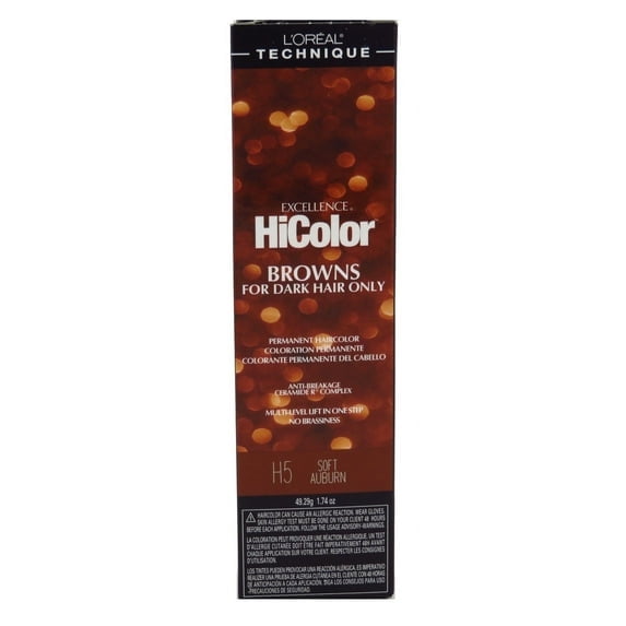L'Oreal Excellence HiColor, Coolest Brown, H1, 1.74 oz - Walmart.com