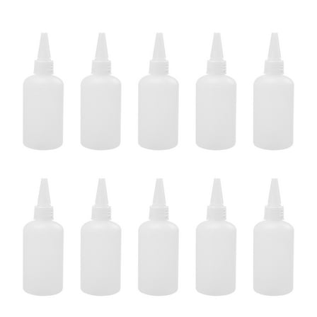 FRCOLOR  20 Pcs Empty Paint Bottles Reusable Painting Translucent Pigment