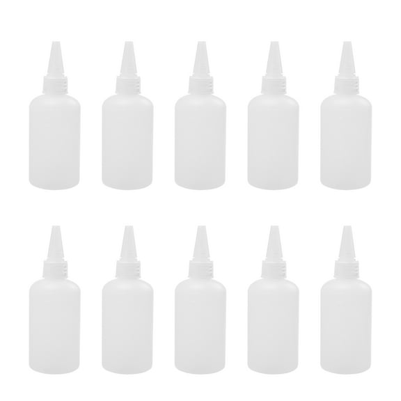 FRCOLOR  20 Pcs Empty Paint Bottles Reusable Painting Translucent Pigment