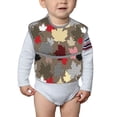 thumbnail image 6 of Zufioo Maple colorful Print Toddler Adjustable Waterproof Bib, 11.6x15 Inch Feeding Bib Suitable for 6-24 Month Babies, 6 of 8