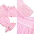 thumbnail image 4 of EFINNY Women Long Nightgowns Victorian Sleepwear Soft Long Sleeve Pajama Dress Vintage Loungewear, 4 of 6