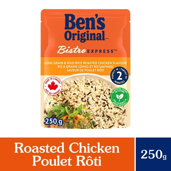 BEN'S ORIGINAL BISTRO EXPRESS Long Grain & Wild Rice Roasted Chicken 250g, Perfect Every Time™