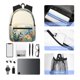 thumbnail image 4 of Easygdp Floral Mountain Landscape Mochila Casual para Portátil, Mochila para Escuela, Viajes, Negocios, 4 of 6