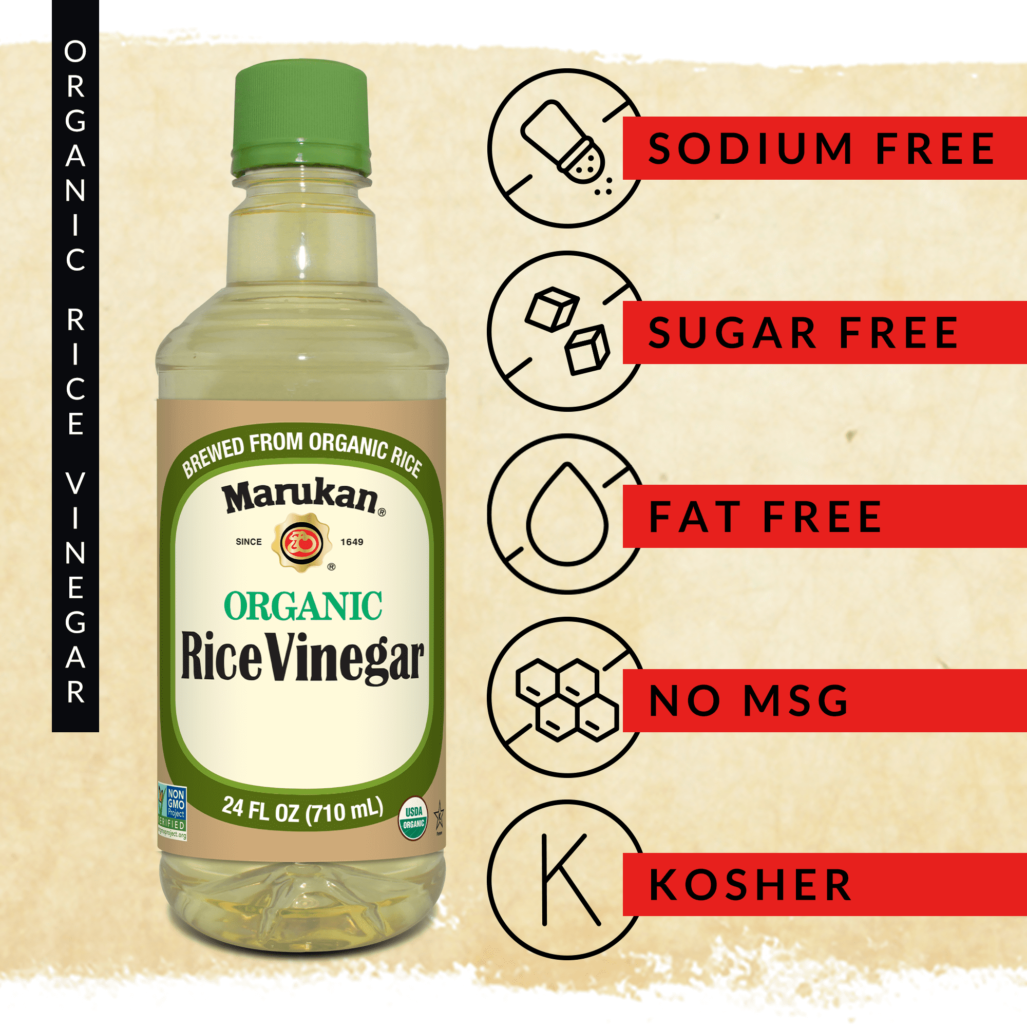Marukan Organic Rice Vinegar (1 gallon)