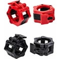 thumbnail image 2 of Barbell Clamps Swivel Lock Bar Collars Weightlifting Clips Bar Key Lock Bar Buckle 1 Pair 50 mm, 2 of 4
