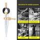 thumbnail image 4 of Pinza Divisora ​​​​de Ala De Resorte Ajustable Con Cerradura De 4 Pulgadas, Brújula De Cuero De Acero, Herramienta De Brújula De Dibujo Para Carpintería, Metalurgia, Dibujo, 4 of 7