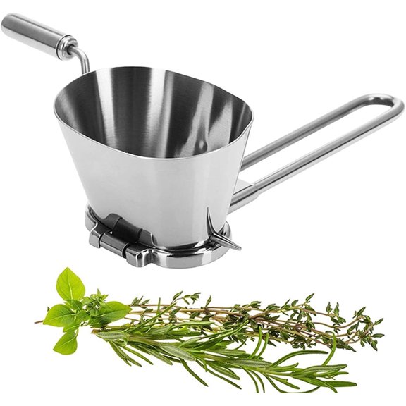 Tutuviw Manual Stainless Steel Parsley Shredder,Pepper Grinder,Herb Roller Mincer,Handheld Spice Grinder,Versatile Kitchen Tool for Herbs Vegetables Spices,Easy Hand-crank for Quick Cutting/Mincing