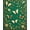 Green, Pattern 2, variant on Flatwoven High Traffic Area Rug, Botanical Insect Medley with Whimsical Beetle and Butterfly Motifs, Non Slip, Stain Resistant, Washable Area Rugs for Living Room, Bedroom(Green, 3X5)