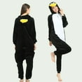 thumbnail image 2 of Afdoent Womens Onesies Pajamas Cartoon Animal Conjoined Couple Pajamas Comfortable, 2 of 3