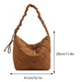 thumbnail image 4 of Bolso acolchado Bolso de gran capacidad Bolso de compras para mujer a la moda, 4 of 8