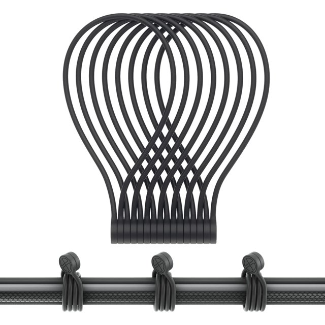 Bridas magnéticas, bridas de silicona reutilizables con imán potente para agrupar y organizar, correas para envolver cables.