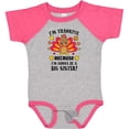 thumbnail image 3 of Inktastic Thanksgiving I'm Thankful Because I'm Gonna Be a Big Sister Girls Baby Bodysuit, 3 of 5