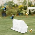 thumbnail image 4 of JingChun 1Pc Small Bird Slot Feeder No Mess Cage Hanging Feeder Cup Plastic Food & Water Dispenser Bowl, 4 of 5