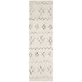 thumbnail image 2 of SAFAVIEH Casablanca Corrine Geometric Shag Runner Rug, Ivory/Multi, 2'3" x 8', 2 of 8
