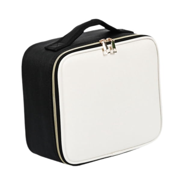 Bolsa de maquillaje con espejo LED Strade Fareast Limited estuche de tren portátil blanco
