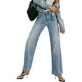 thumbnail image 7 of EMMIOL Women's Wide Leg Jeans Low Rise Baggy Boyfriend Jeans Straight Leg Casual Loose Fit Denim Pants, 7 of 7