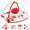 Red, variant on suihuooo Baby Gym Play Mat,Sitting-up Babies Seats for Infants,with 5 Detachable Toys,Activity Tummy Time Playmats for Newborn Gifts 0-18 Months,Khaki