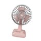 thumbnail image 5 of Mini ventilador de mesa de escritorio, ventilador personal de diseño retro, eléctrico, recargable, compacto, refrigeración por , portátil para el rosa, 5 of 8