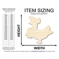 thumbnail image 2 of Unfinished Mother Goose Wood Cutout Shape | DIY Craft Cutout | up to 46" DIY 36" / 3/4", 2 of 3