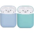 thumbnail image 1 of Compatible Airpods Case, 2 Pack Protective Ultra-Thin Soft Silicone Shockproof Non-Slip Protection Accessories Cover, 1 of 5