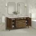 thumbnail image 4 of James Martin Vanities 485-V60d-3Vsl Myrrin 60" Double Basin Wood Vanity Set - White, 4 of 7