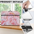 thumbnail image 6 of SEANATIVE Pink Gold Marble Sewing Machine Cover Easy Storage Sewing Machine Protective Dust Cover with Pocket for Most Standard Sewing Machines Dust Cover, 6 of 7