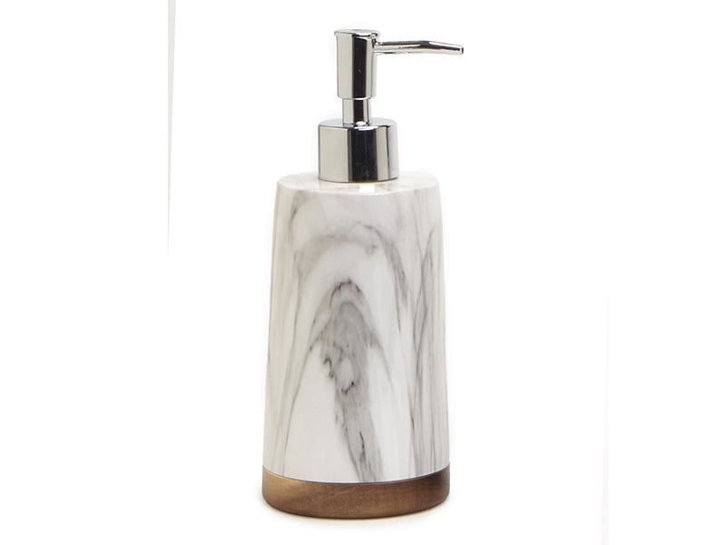 Harman Wyseria Bathroom Collection Marble Look Polyresin with Acacia