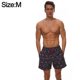 thumbnail image 2 of Pantalones de baño con cordón y estampado tropical para hombre, pantalones cortos deportivos casuales de playa con flamencos, 2 of 6