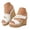 White, variant on Dakaela Platform Wedge Sandals for Women Cutout Buckles 3.93 Inch High Heels Comfortable Non Slip Summer Walking Slides Shoes Size 6